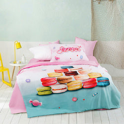 Food Doughnut Cross-border Foreign Trade Sanding Four-piece Ebay Three-piece Duvet Cover Wish Sheet