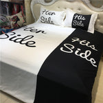 Her Side His Side Bedding Set Fabric Four-piece Set